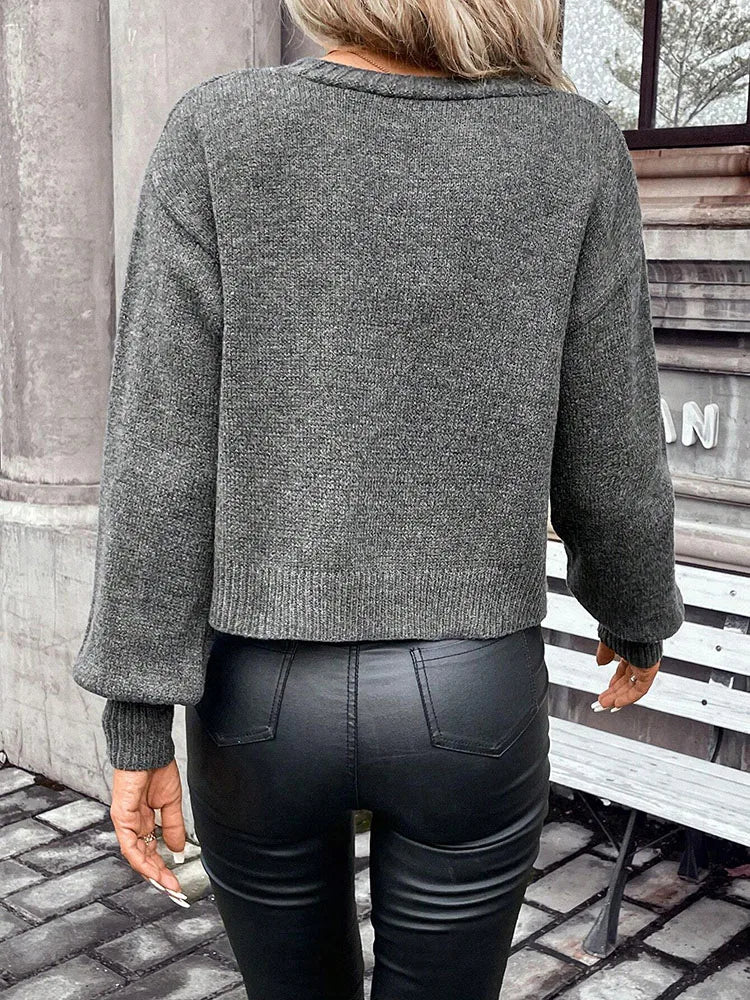 Button Knit Cardigan